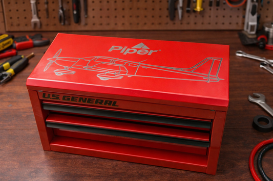 Custom Engraved U.S. General Mini Tool Box – One-of-a-Kind Edition
